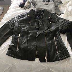 new york and company leather jacket
